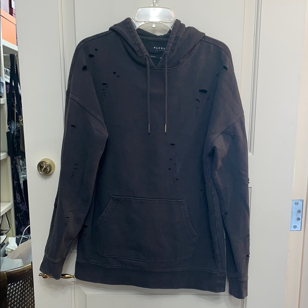 PacSun Black Classic Hoodie Sweatshirt